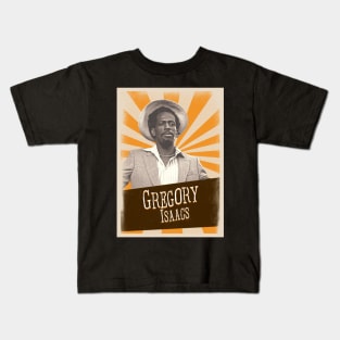 Vintage Aesthetic Gregory Isaacs Kids T-Shirt